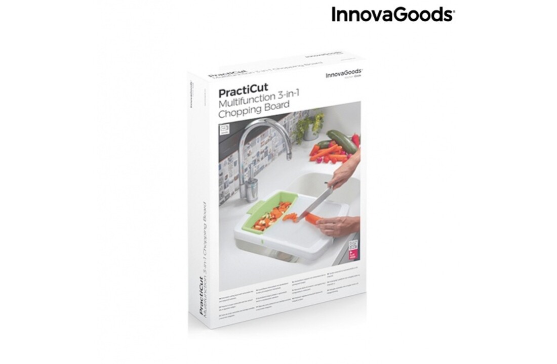 InnovaGoods PractiCut 3-in-1 Snijplank