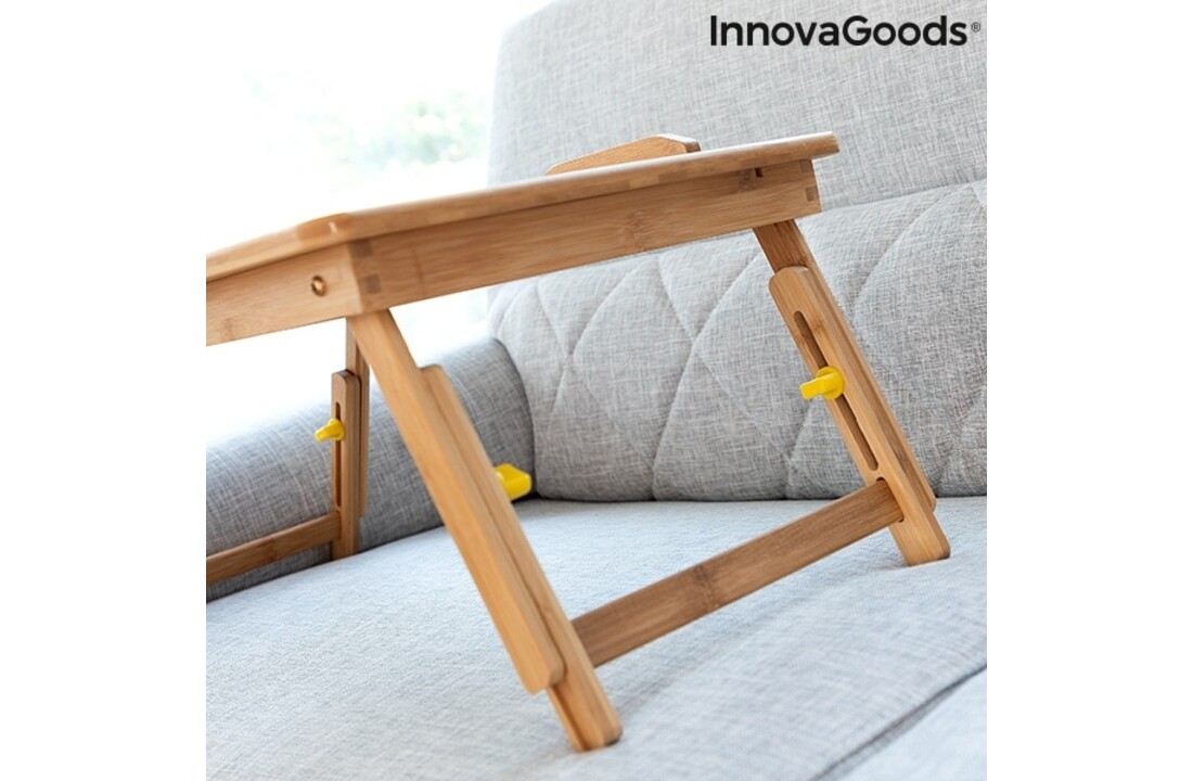 InnovaGoods Lapwood Inklapbare Bamboe Bijzettafel