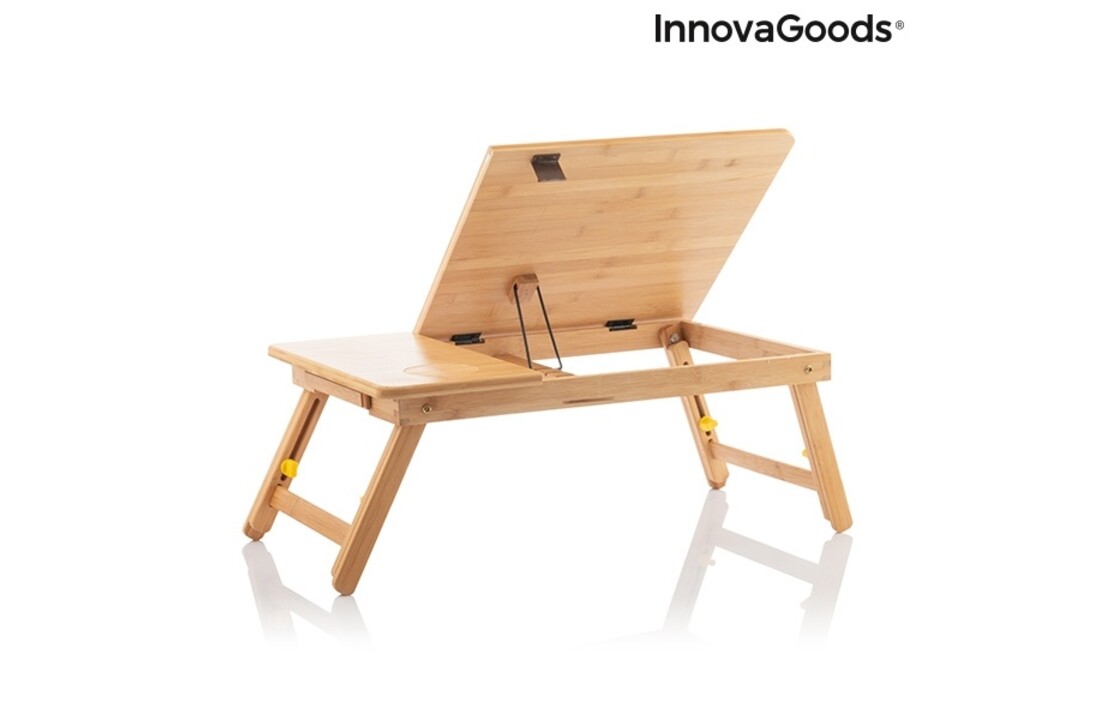 InnovaGoods Lapwood Inklapbare Bamboe Bijzettafel