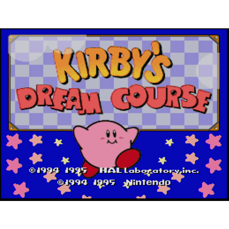 Kirby's Dream Course