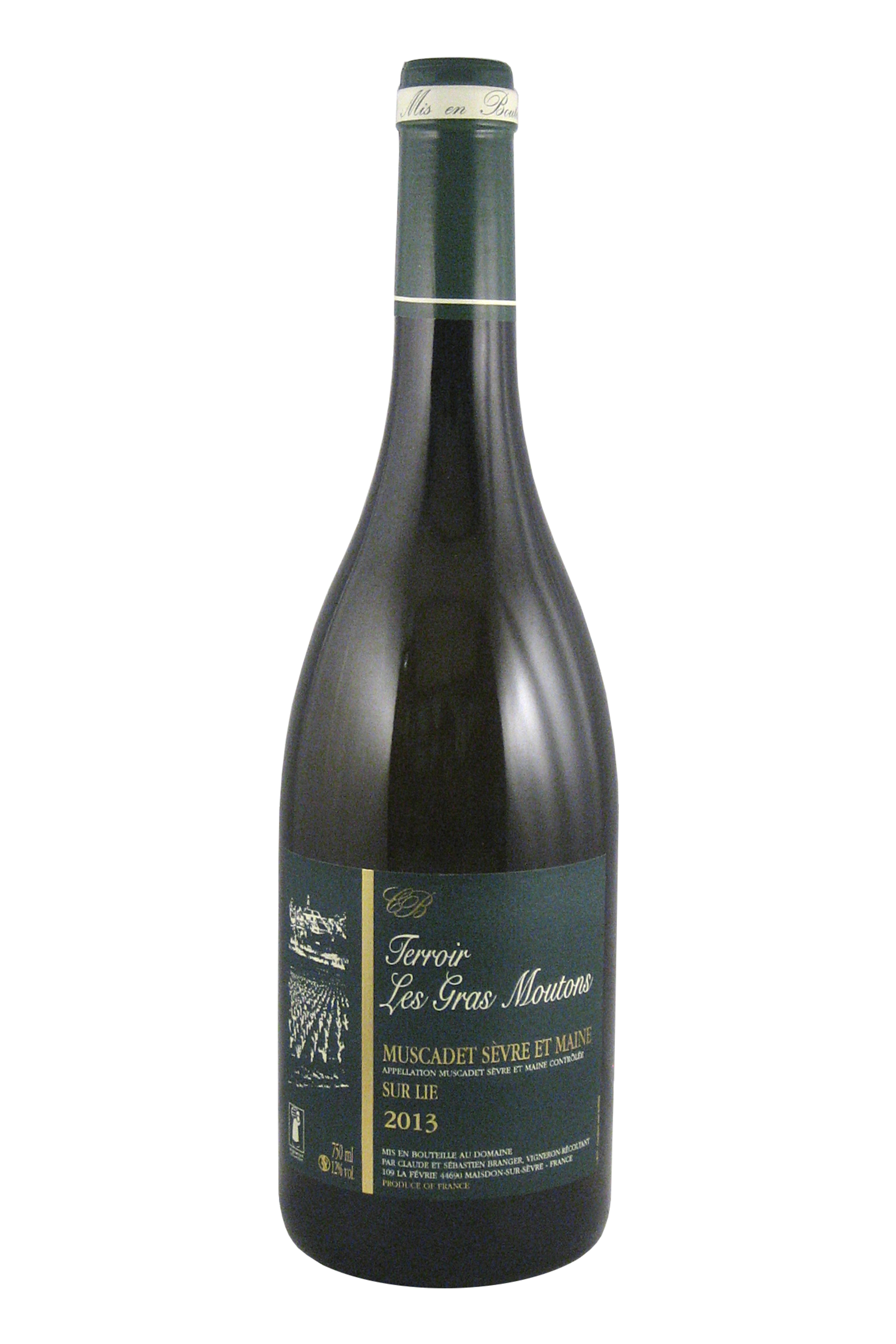 Muscadet de Sèvre & Maine 'Les Gras Moutons' 2013 Claude & Sébastien Branger