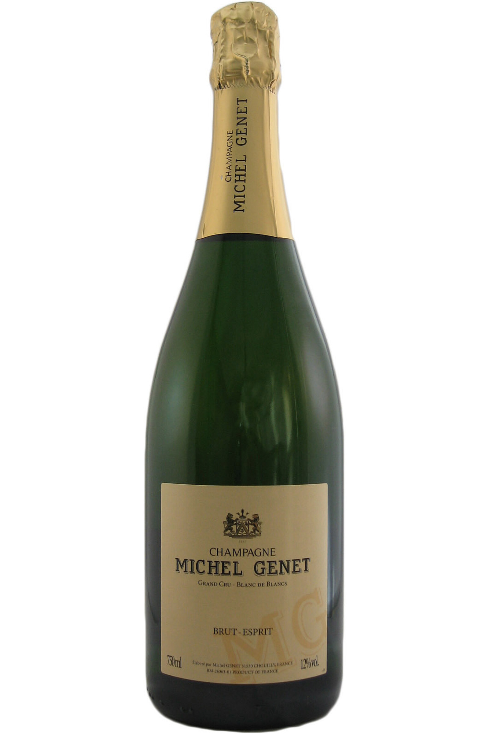 Champagne brut Grand Cru 'Blanc des Blancs' Michel Genet