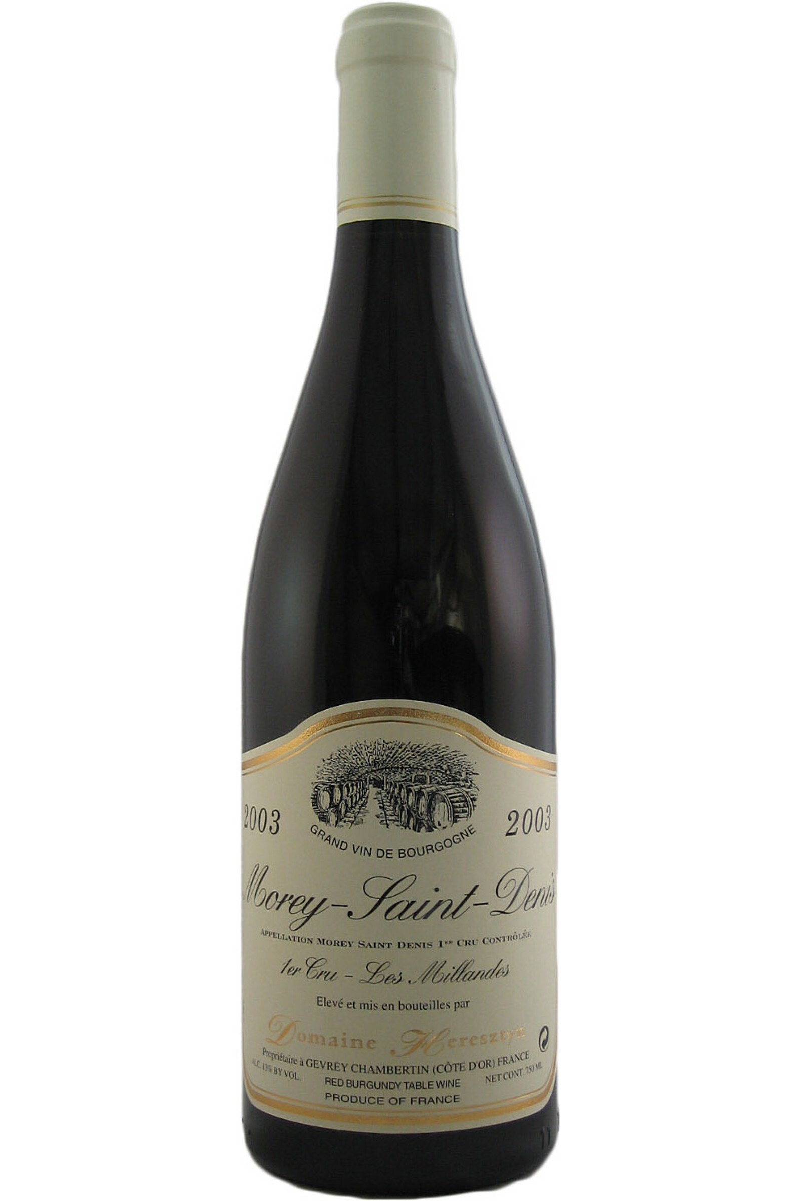 Morey St.Denis 1er Cru 'Les Millandes' 2003 Domaine Heresztyn