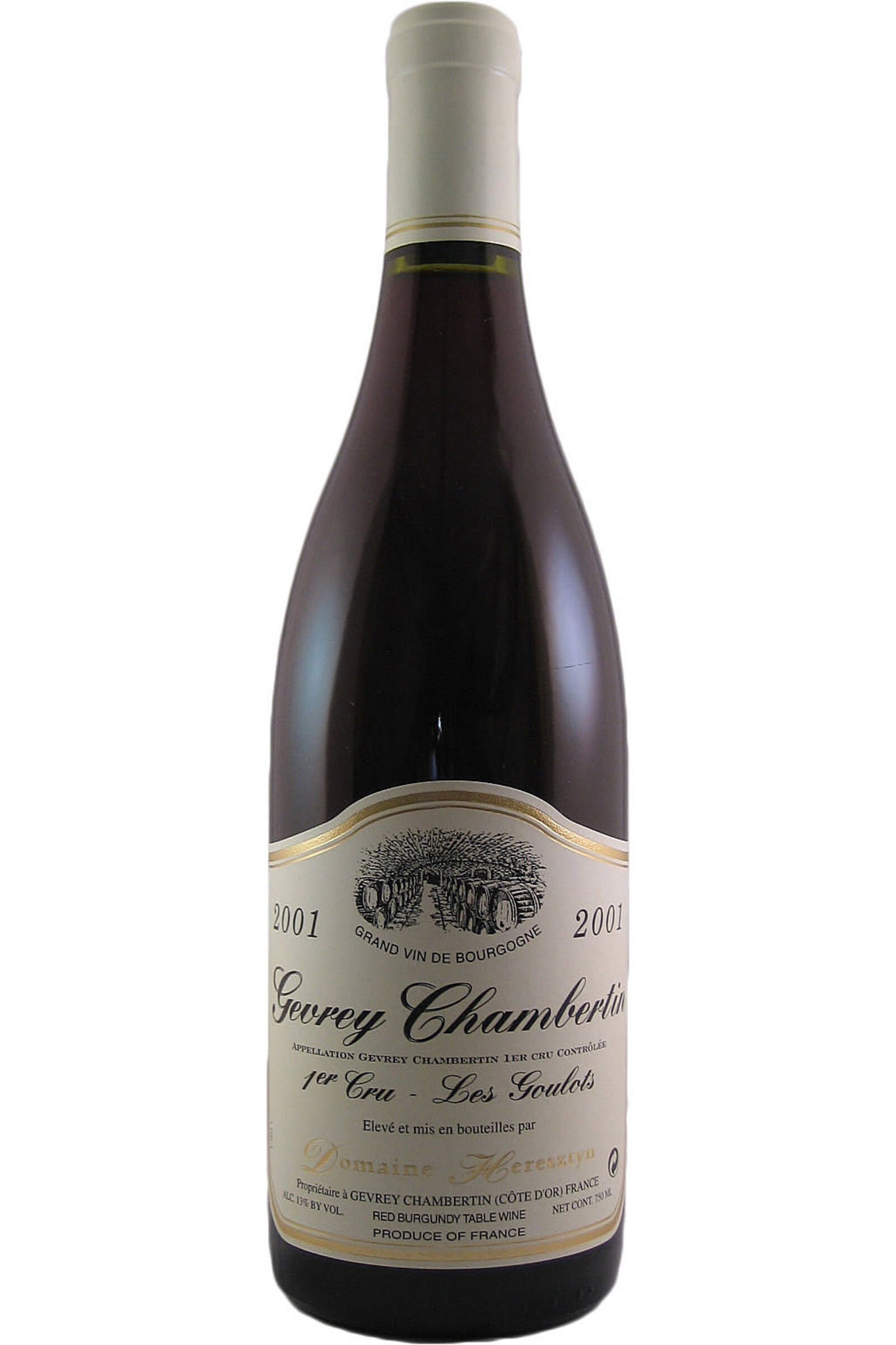 Gevrey-Chambertin 1er Cru 'Les Goulots' 2001 Domaine Heresztyn