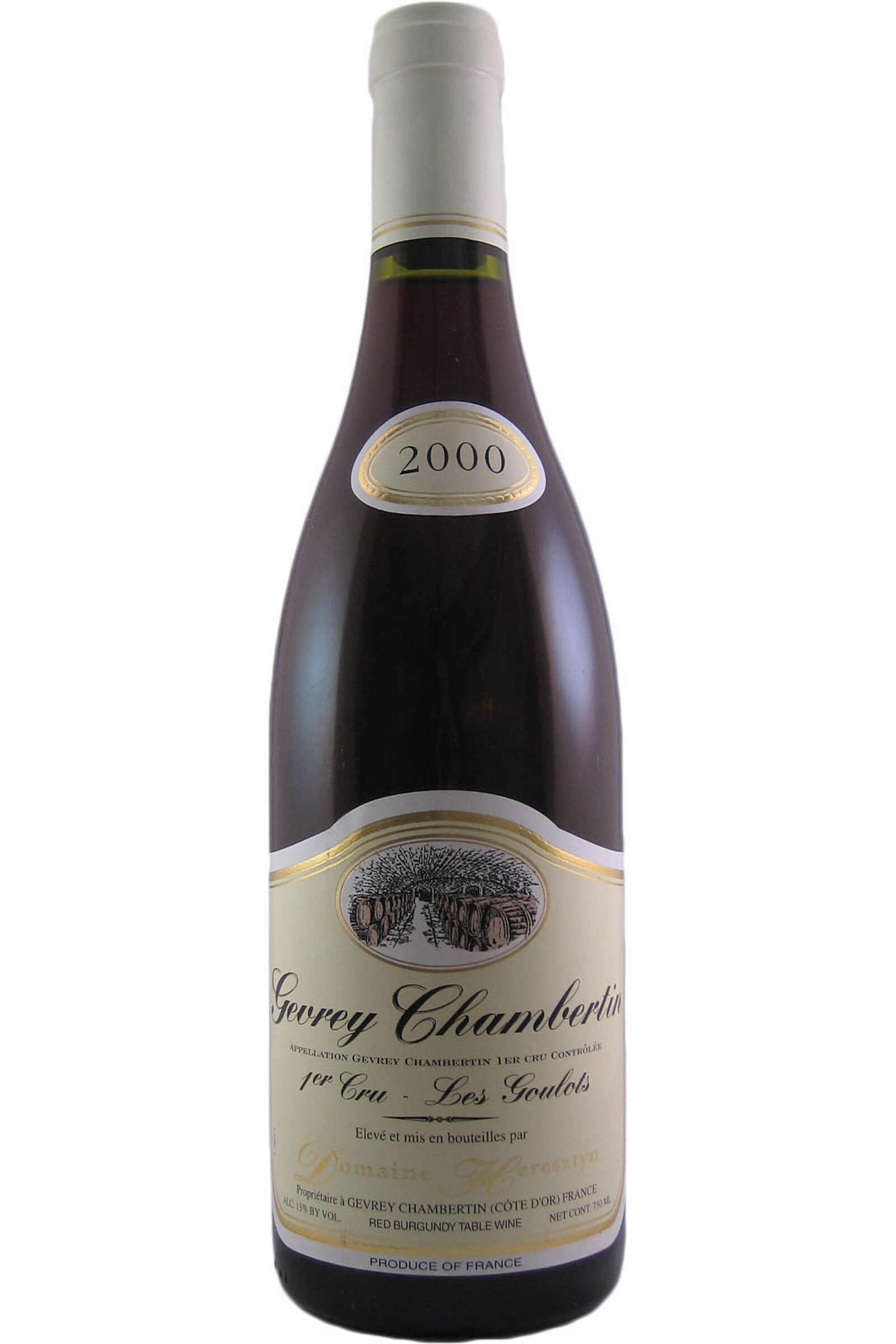 Gevrey-Chambertin 1er Cru 'Les Goulots' 2000 Domaine Heresztyn