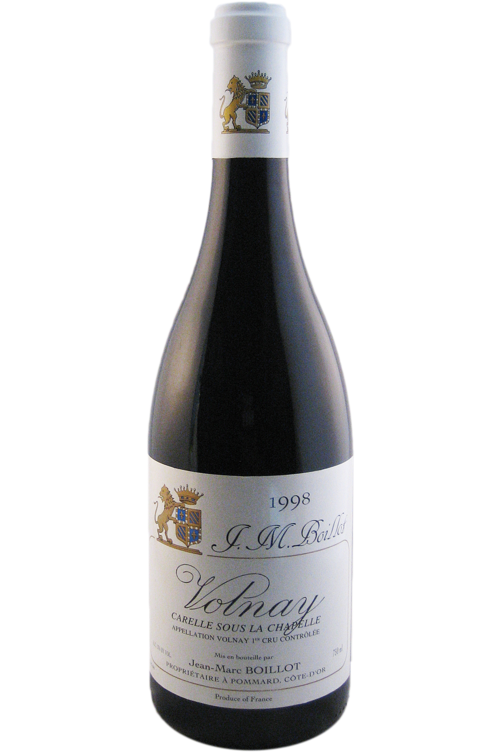 Volnay 1er cru 'Carelle sous la Chapelle' 1998 J.M.Boillot