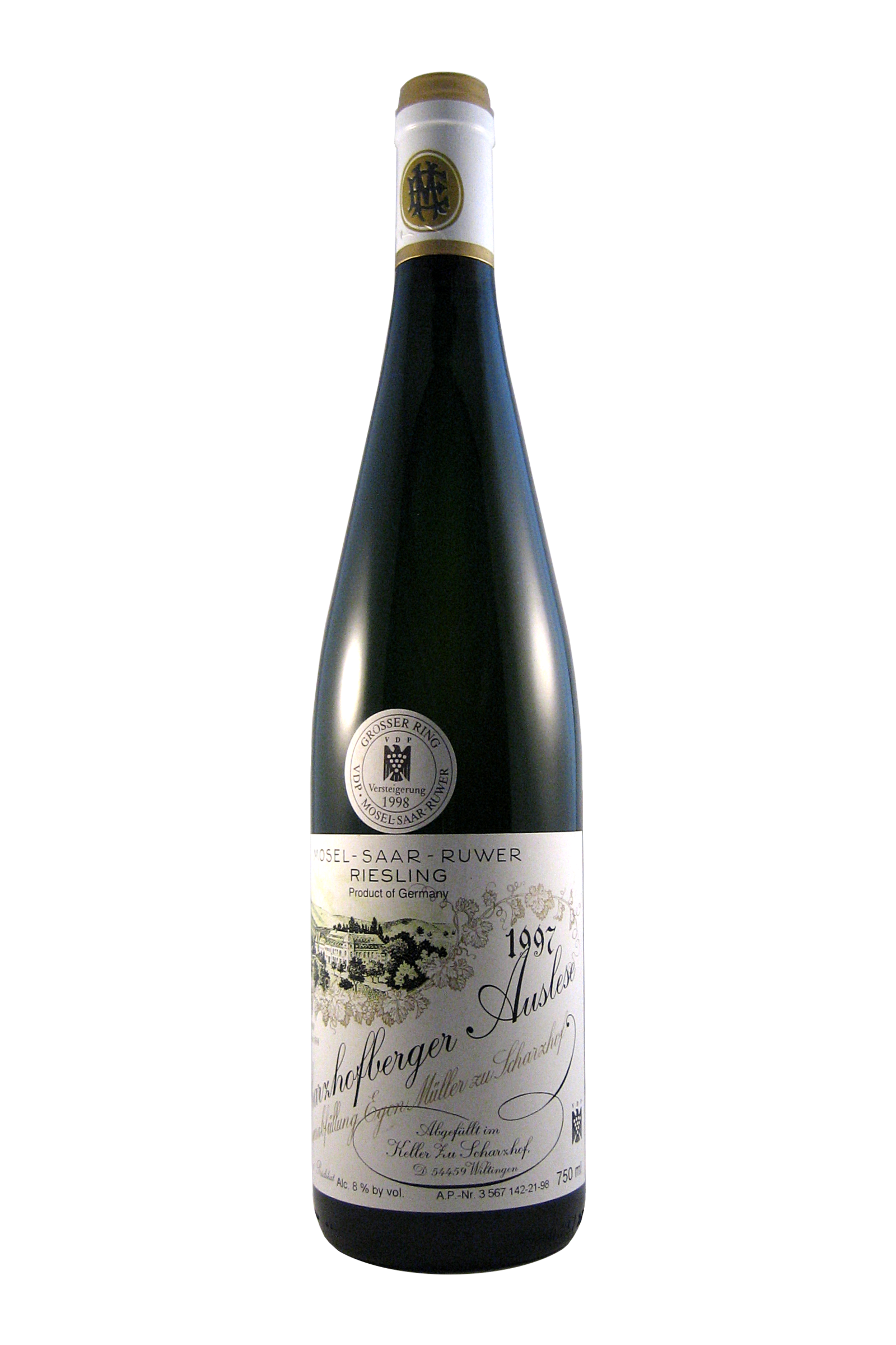 Scharzhofberger Auslese gold 1997 Egon Müller