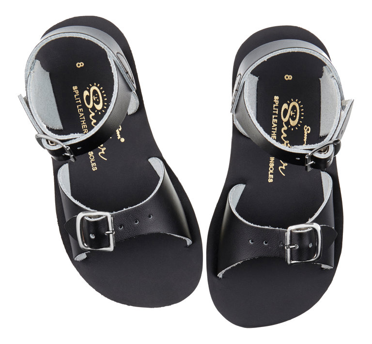 Saltwater Salt water Sandals - Surfer Child Black