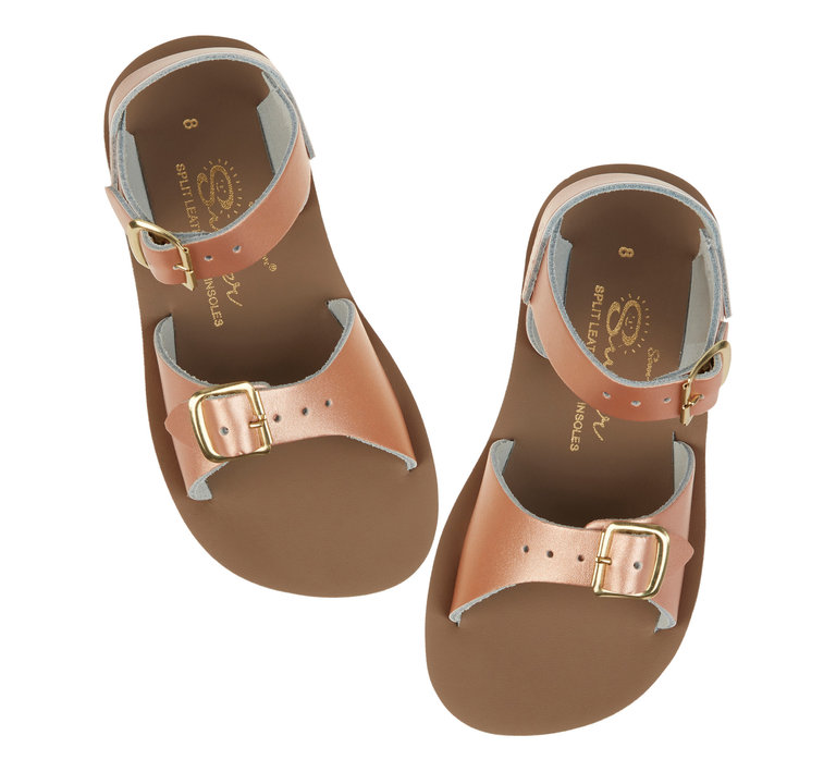 Saltwater Salt water Sandals - Surfer Child Rose Gold