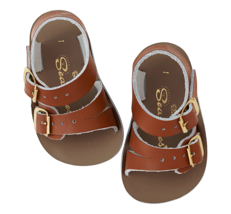 Saltwater Salt water Sandals - Sea Wee Child Tan