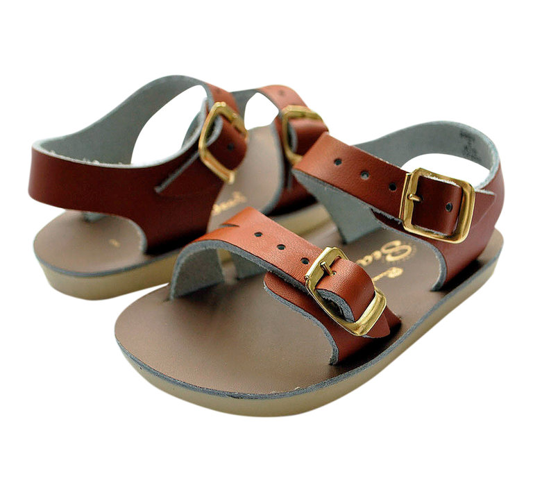 Saltwater Salt water Sandals - Sea Wee Child Tan