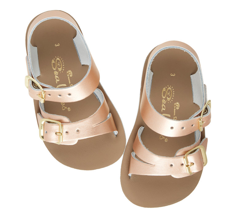 Saltwater Salt water Sandals - Sea Wee Child Rose Gold