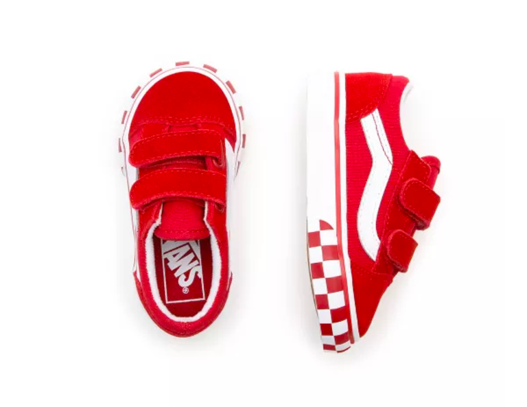 Vans - Old Skool V Peuter Rood - Mini Parade