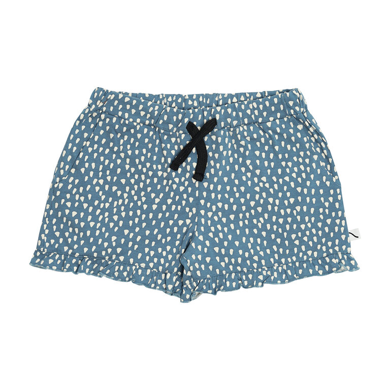 Carlijnq CarlijnQ - petrol sparkles ruffled shorts