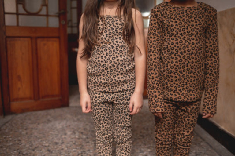 maed for mini - longsleeve leopard 