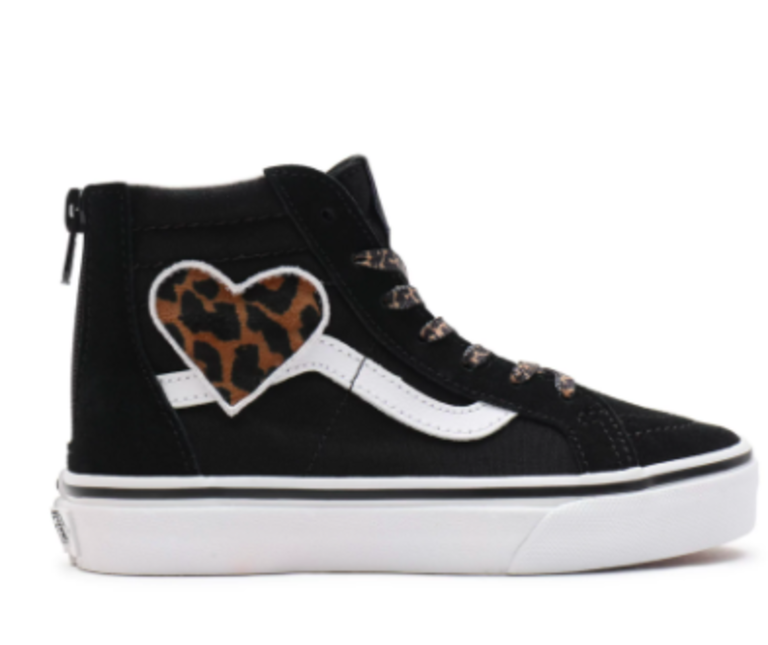 Vans - Sk8 Zip leopard hartjes - Mini Parade