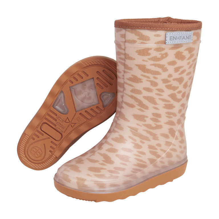 Enfant Enfant - Thermo boots Leopard Leather Brown