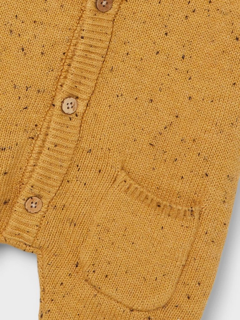 Lil' Atelier Lil Atelier - Galto LS loose knit suit mustard