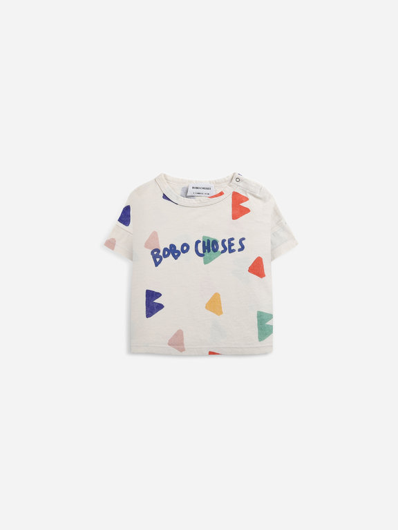 Bobo Choses Bobo choses -B.C all over short sleeve T-shirt