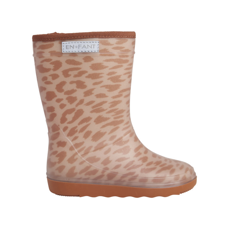 Enfant Enfant - Thermo boots Leopard Leather Brown