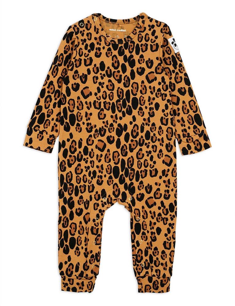 mini rodini Mini rodini - basic leopard jumpsuit