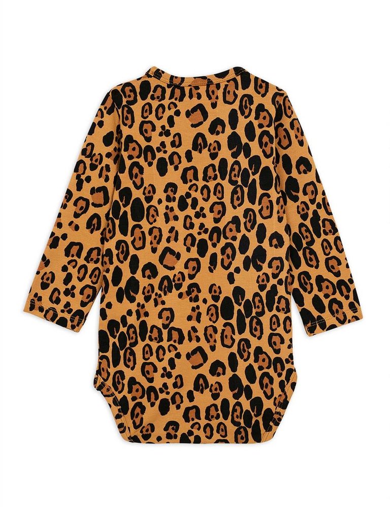 mini rodini Mini rodini - Basic leopard romper