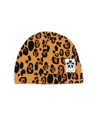 mini rodini Mini rodini -Basic leopard baby beanie