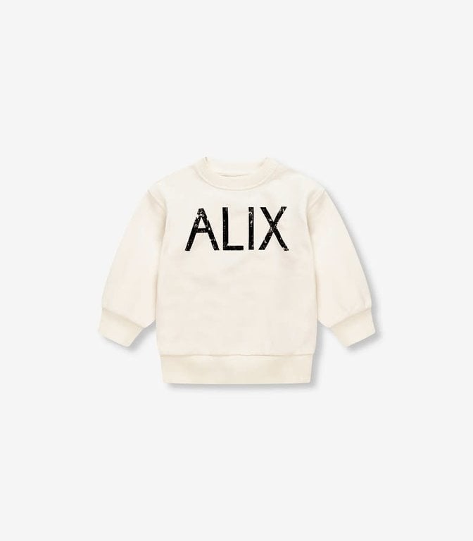 Alix the label Alix mini - kids knitted ALIX sweater White
