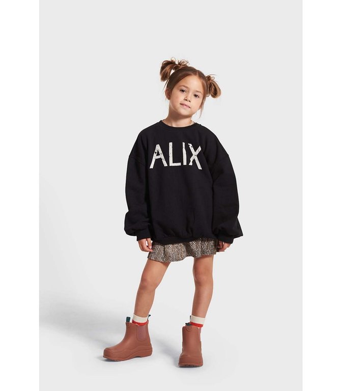 Alix the label Copy of Alix mini - kids knitted ALIX sweater White