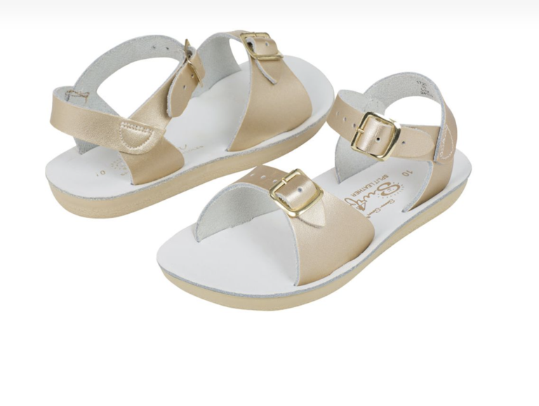 Saltwater Salt water Sandals - Surfer Child gold