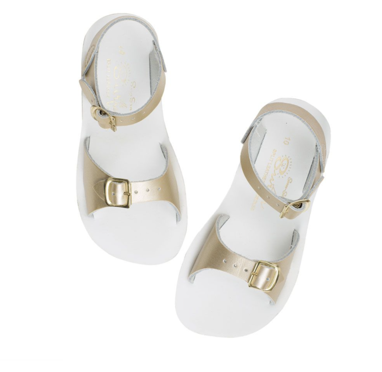 Saltwater Salt water Sandals - Surfer Child gold