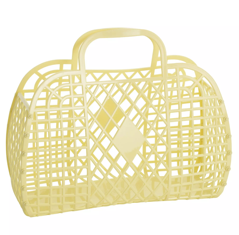 sunjellies Sunjellies - Retro Basket large Yellow