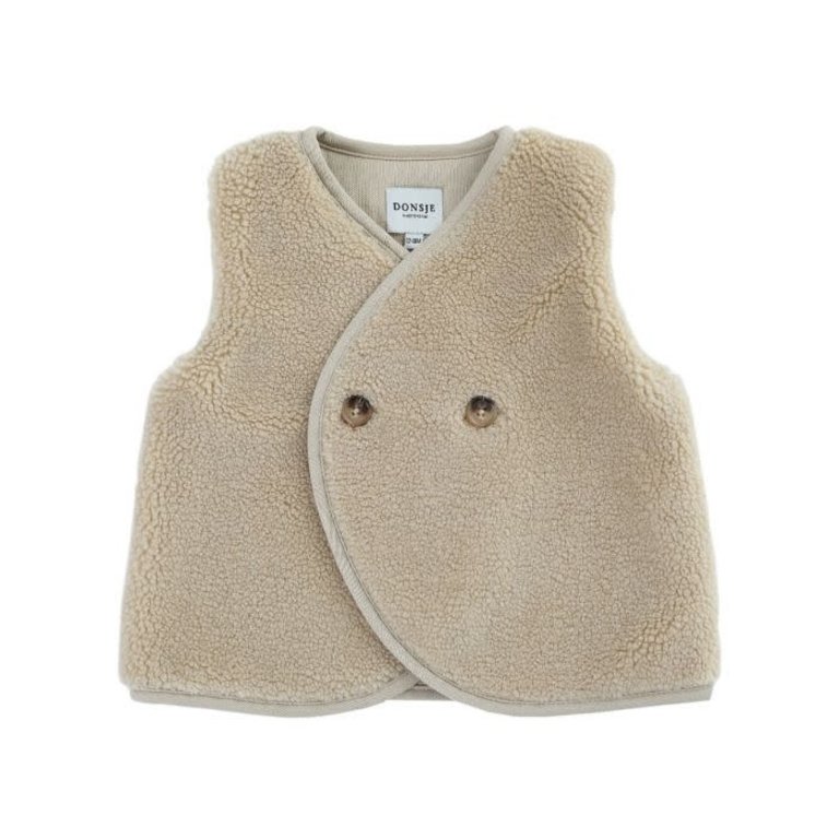 Donsje Amsterdam Donsje - Monty gilet Beige