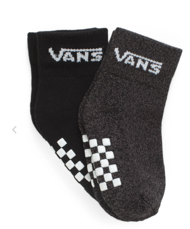 Vans Vans - Baby sokken zwart grijs anti slip