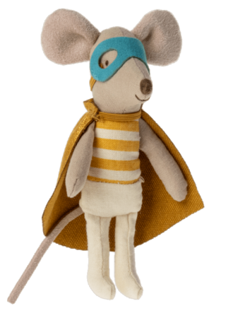 Maileg Maileg superhero mouse in box Maileg Maileg superhero mouse in box