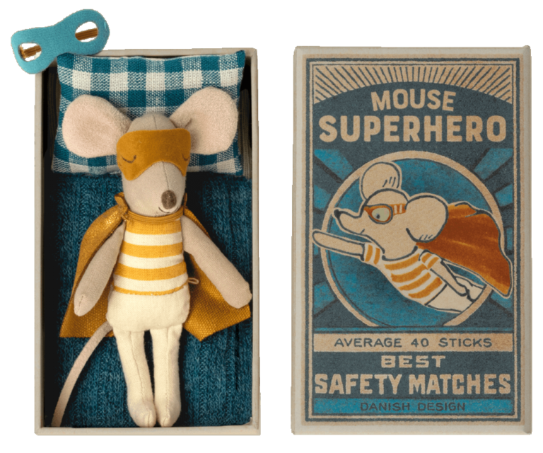 Maileg Maileg superhero mouse in box