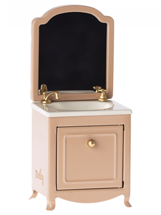 Maileg Maileg - sink dresser with mirror powder Maileg Maileg - sink dresser with mirror powder