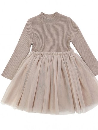 Donsje Amsterdam Donsje - Lotus dress rose grey Donsje Amsterdam Donsje - Lotus dress rose grey