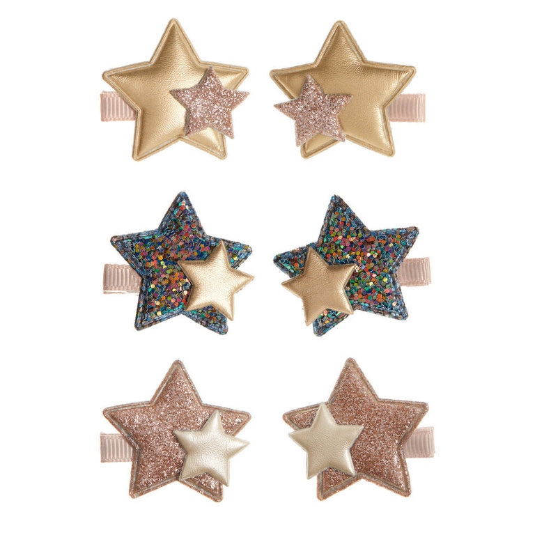 Mimi & Lula Mimi & lula SPARKLE LAYERED STAR MINI CLIPS