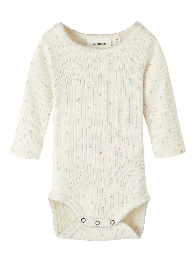 Lil' Atelier Lil atelier - Rachello romper turtledove