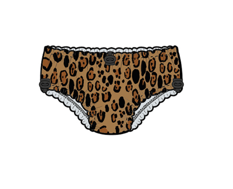 mini rodini Mini rodini - Leopard baby uv swim pants