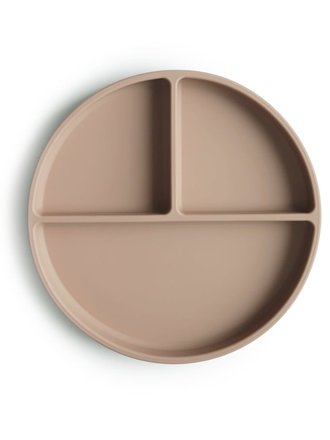 Mushie MUSHIE - SILICONE PLATE - NATUREL