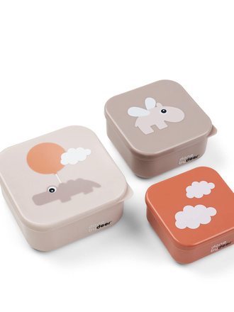 Done By Deer Done by deer -Snack box set 3 pcs Happy clouds powder