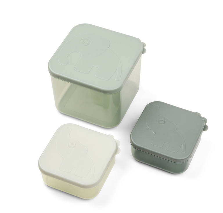 Done By Deer Done by deer - Food storage container set L Elphee green