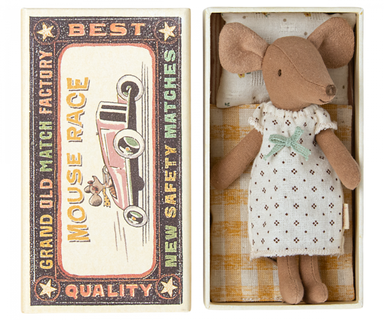 Maileg Maileg - Big sister mouse in matchbox
