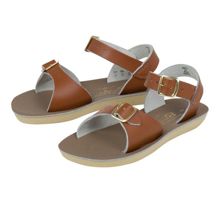 Saltwater Salt water sandals - Surfer Child Tan