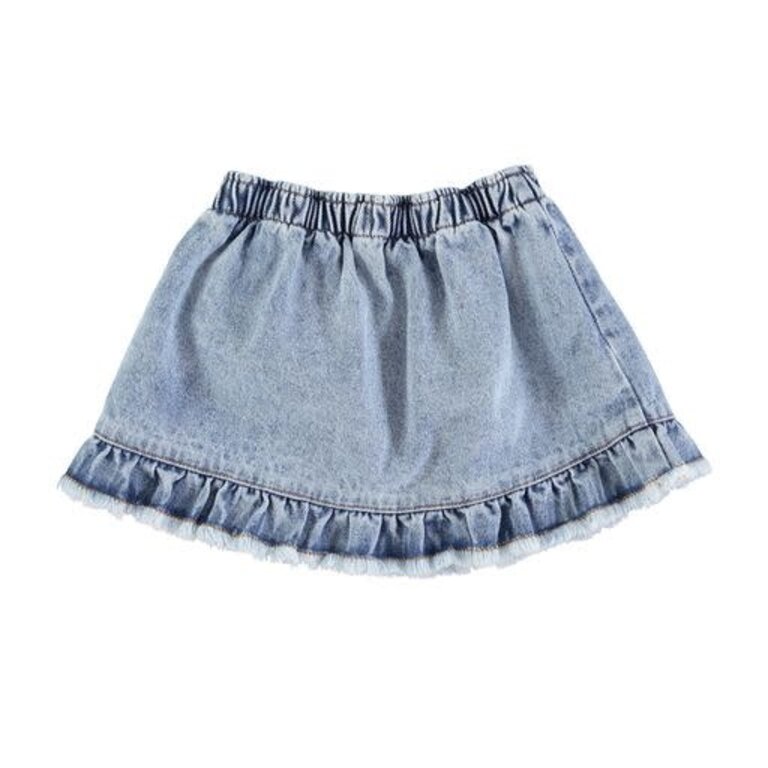piupiuchick Piupiuchick - short skirt washed Light blue dnm