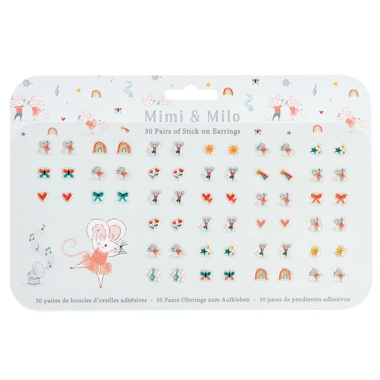 rex london Rex London -MIMI AND MILO STICK ON EARRINGS