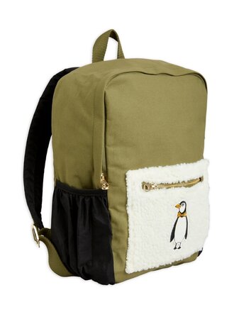 mini rodini Mini rodini Penguin emb backpack mini rodini Mini rodini Penguin emb backpack