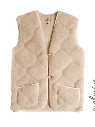alwero Alwero Exclusive bodywarmer Alpen Onion Beige alwero Alwero Exclusive bodywarmer Alpen Onion Beige